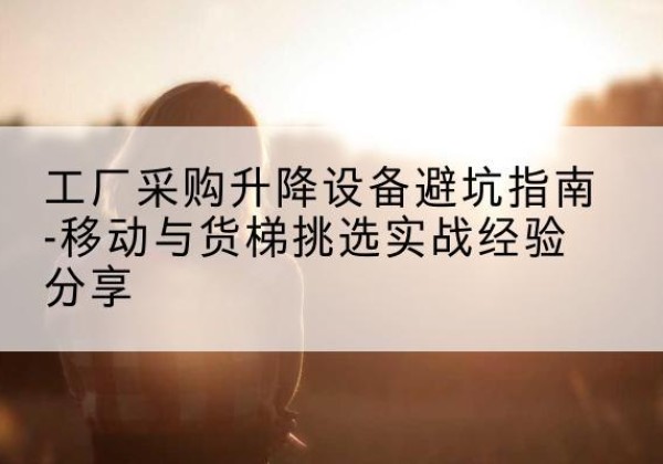 林州移动式升降机怎么选-工厂采购升降设备避坑指南-移动与货梯挑选实战经验分享