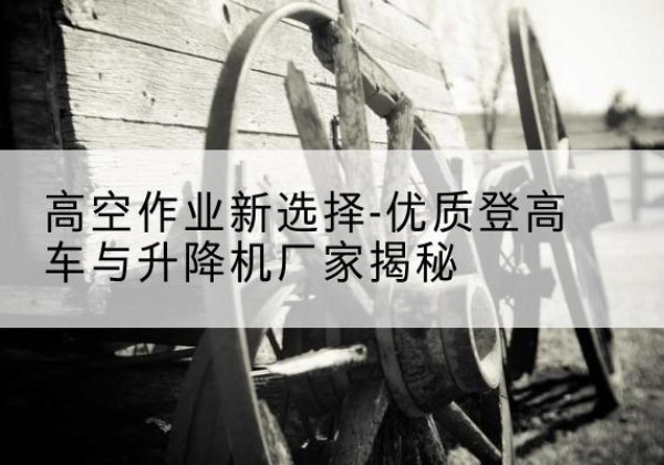 林州登高车厂家-高空作业新选择-优质登高车与升降机厂家揭秘